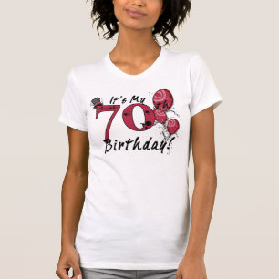 T-shirt É o meu 70 de celebrações de aniversário