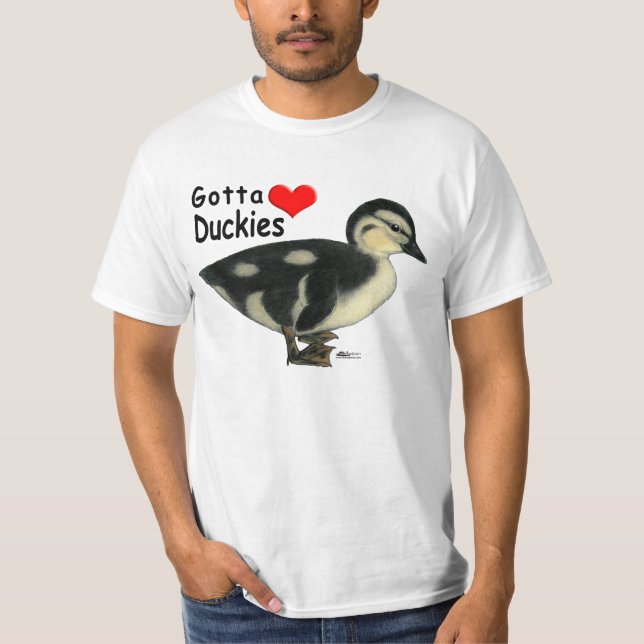 T-shirt É preciso amar os patinhos (Frente)