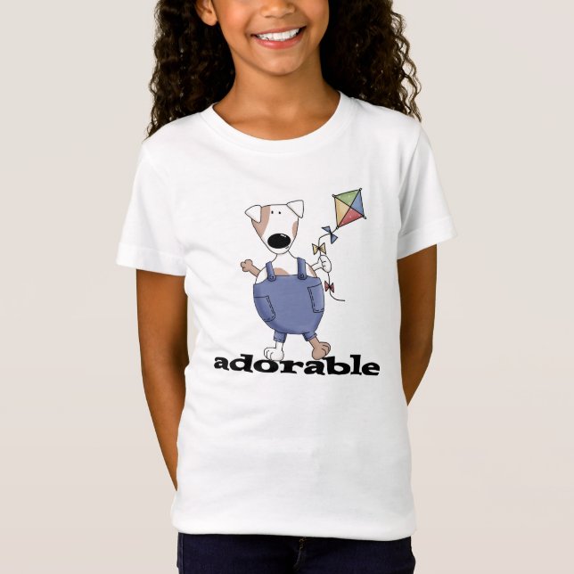 T-shirt e presentes adoráveis do cão (Frente)