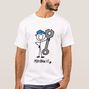 T-shirt e presentes básicos do mecânico