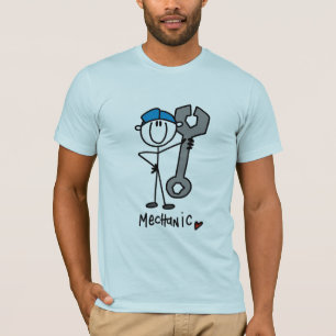 T-shirt e presentes básicos do mecânico