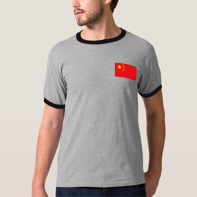T-shirt e presentes chineses da bandeira (Frente)