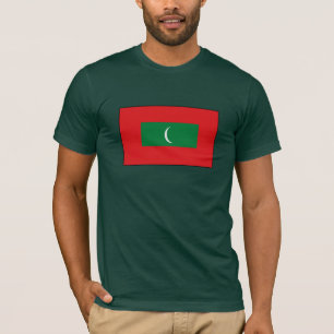 T-shirt e presentes da bandeira de Maldives