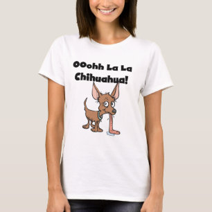 T-shirt e presentes da chihuahua do La do La de