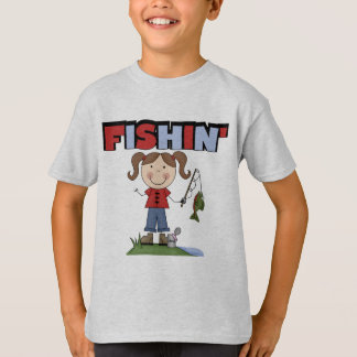 T-shirt e presentes da menina de Fishin