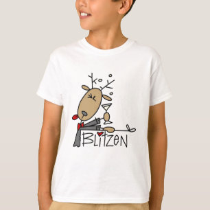 T-shirt e presentes da rena de Blitzen