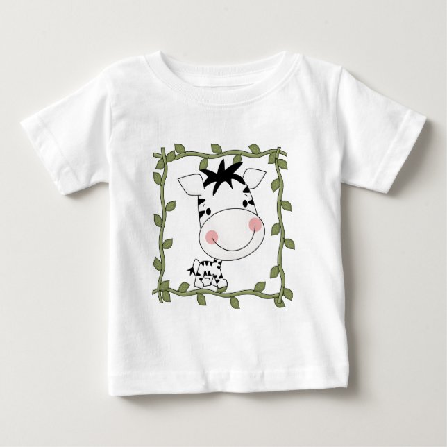 T-shirt e presentes da zebra do bebê (Frente)