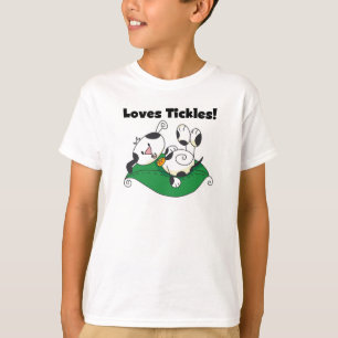 T-shirt e presentes das cócegas dos amores