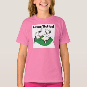 T-shirt e presentes das cócegas dos amores
