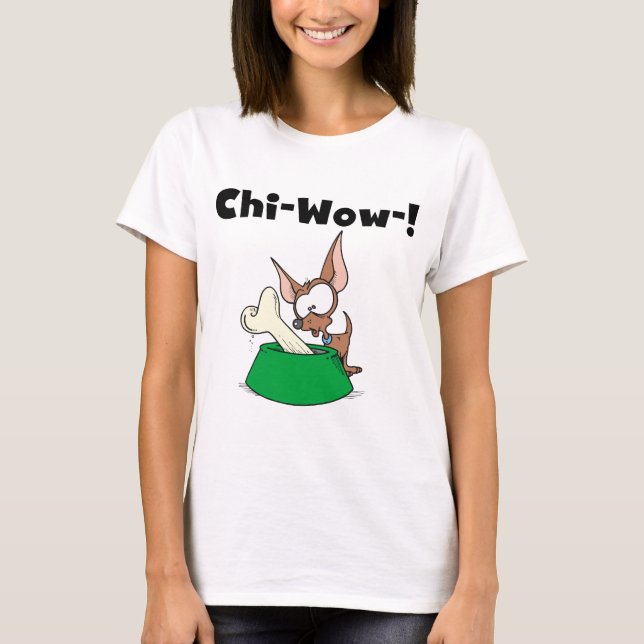 T-shirt e presentes de Chihuhua Qui-Wow (Frente)