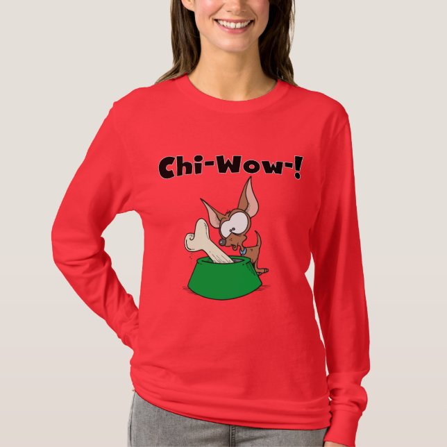 T-shirt e presentes de Chihuhua Qui-Wow (Frente)