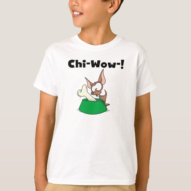T-shirt e presentes de Chihuhua Qui-Wow (Frente)