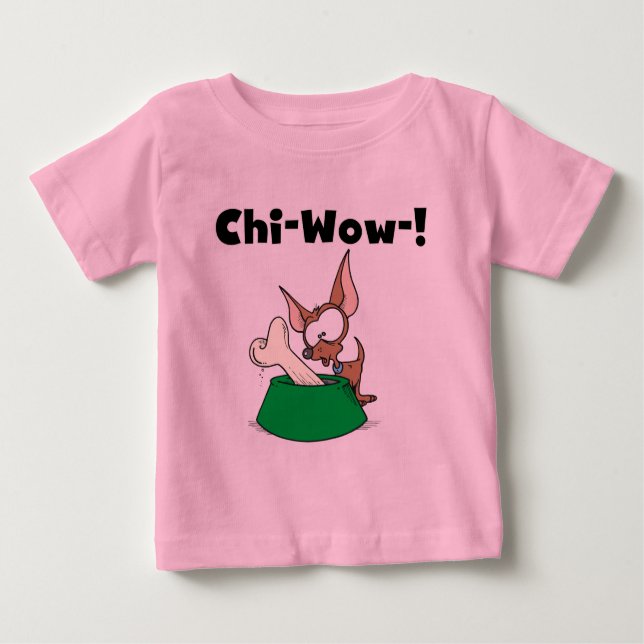 T-shirt e presentes de Chihuhua Qui-Wow (Frente)