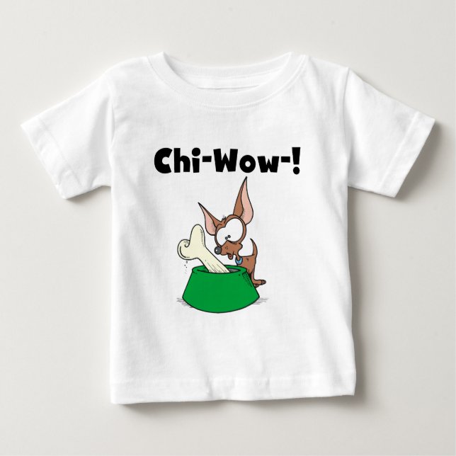 T-shirt e presentes de Chihuhua Qui-Wow (Frente)