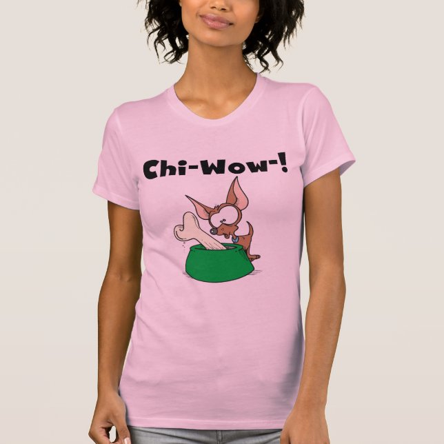 T-shirt e presentes de Chihuhua Qui-Wow (Frente)