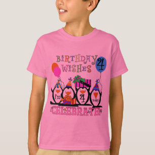 T-shirt e presentes do aniversário dos pinguins