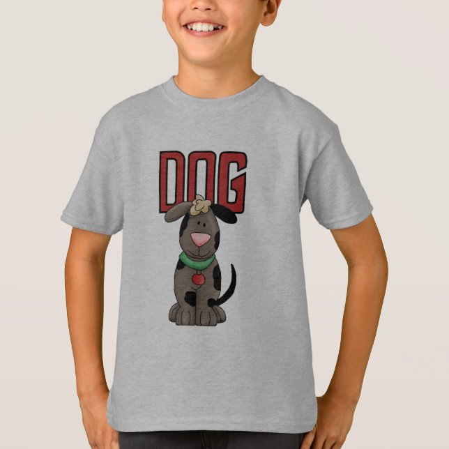 T-shirt e presentes do cão (Frente)