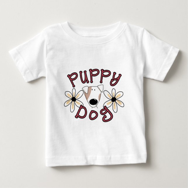 T-shirt e presentes do cão de filhote de cachorro (Frente)