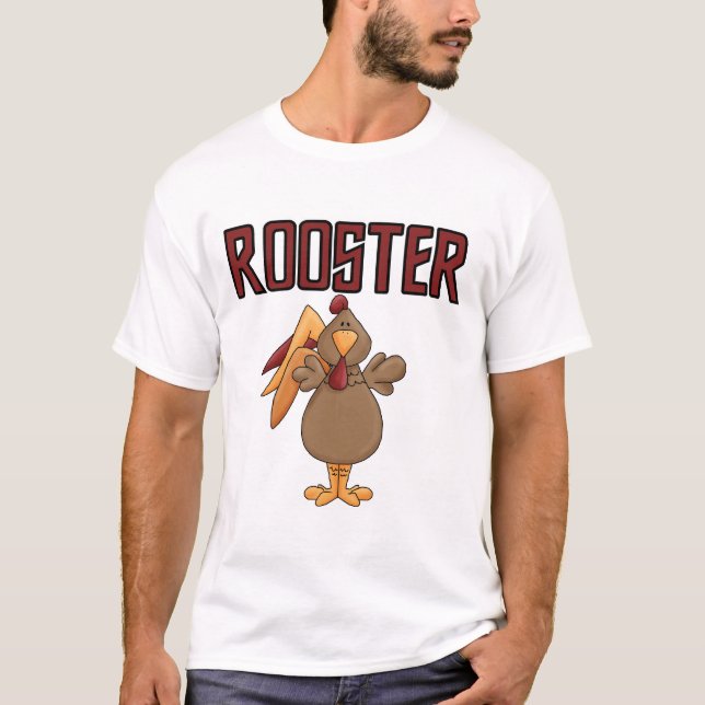 T-shirt e presentes do galo (Frente)