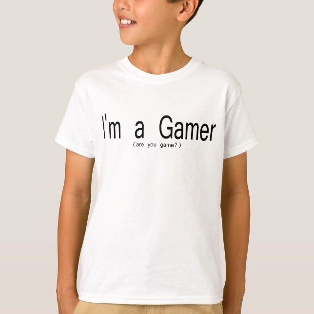 T-shirt e presentes do Gamer (Frente)