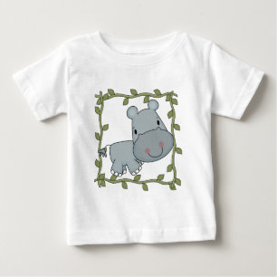 T-shirt e presentes do hipopótamo do bebê