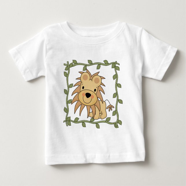 T-shirt e presentes do leão do bebê (Frente)