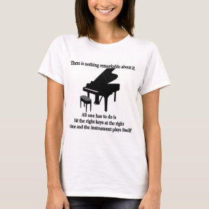 T-shirt e presentes do músico do pianista