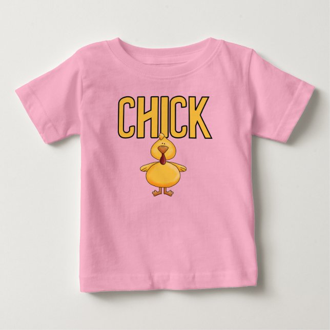 T-shirt e presentes do pintinho (Frente)