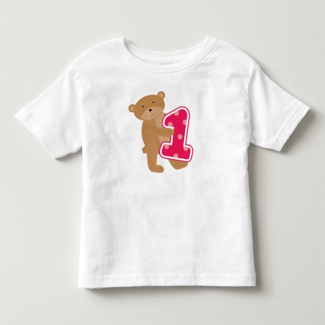 T-shirt e presentes do primeiro aniversario do (Frente)