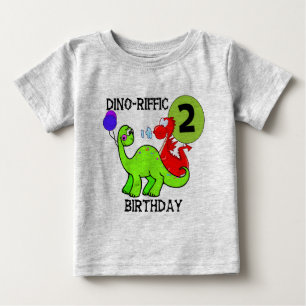 T-shirt e presentes do segundo aniversário do