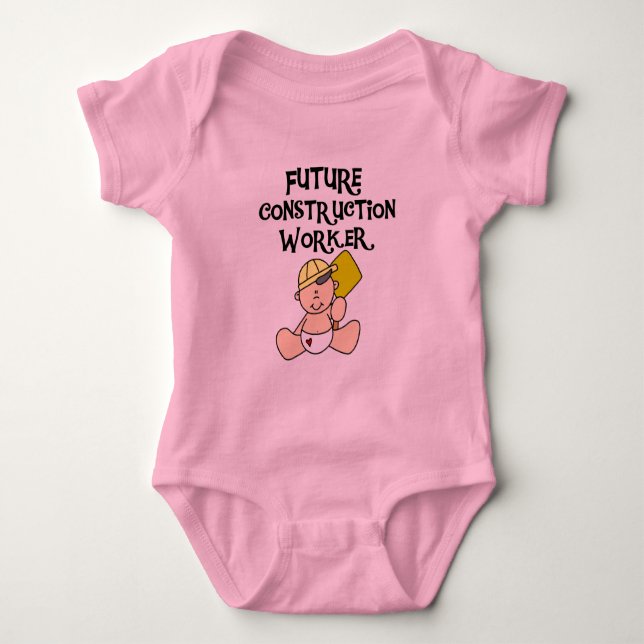 T-shirt e presentes do trabalhador da construção (Frente)