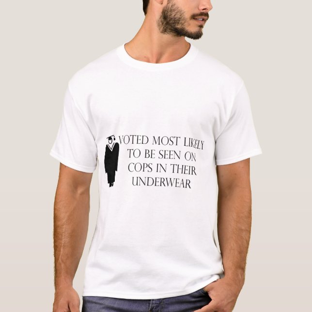 T-shirt e presentes engraçados da graduação (Frente)