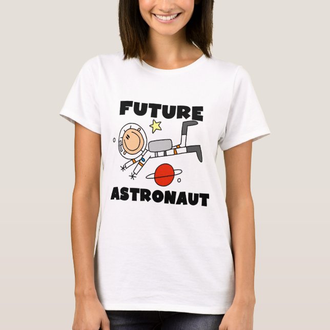 T-shirt e presentes futuros do astronauta (Frente)
