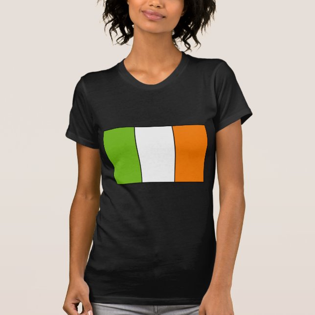 T-shirt e presentes irlandeses da bandeira (Frente)
