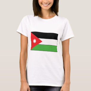 T-shirt e presentes jordanos da bandeira