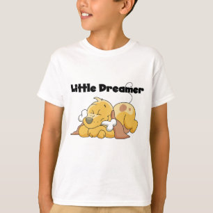 T-shirt e presentes pequenos do sonhador do cão