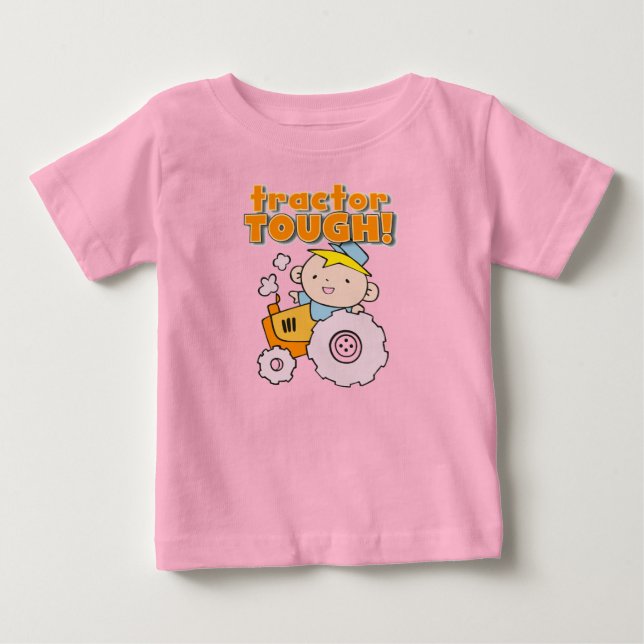 T-shirt e presentes resistentes do trator (Frente)