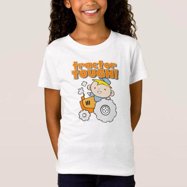 T-shirt e presentes resistentes do trator (Frente)