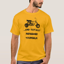 T-shirt E redeemed totalmente! O T dos homens