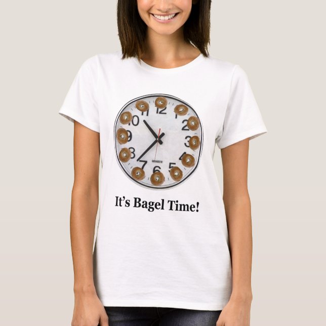 T-shirt É tempo do Bagel! (Frente)