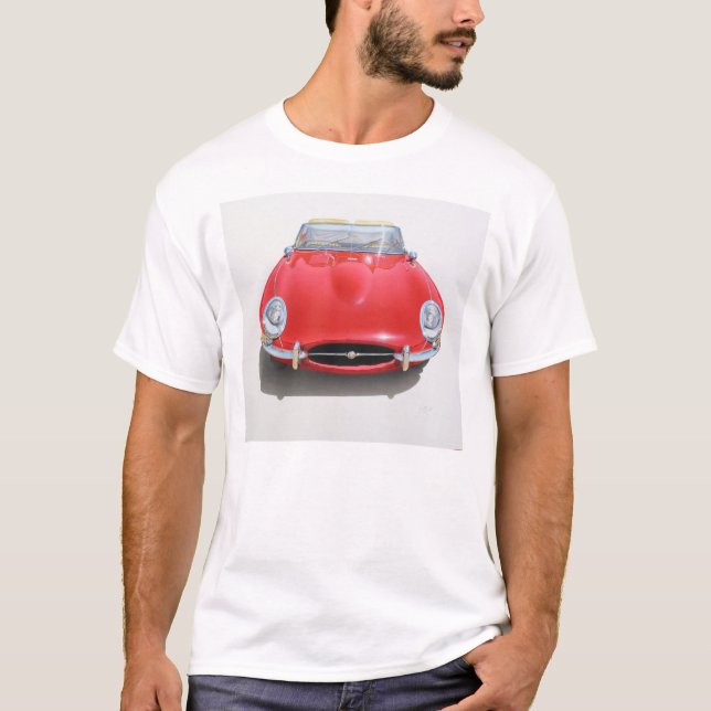T-shirt E-Tipo de Jaguar (Frente)