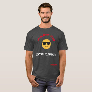 T-shirt É toda sobre a impressão