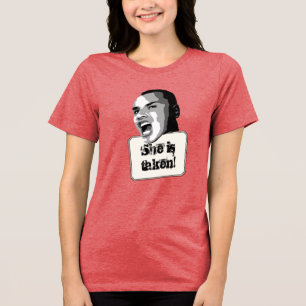 T-shirt É tomada o texto feito sob encomenda engraçado