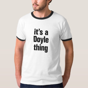T-shirt é uma coisa de doyle