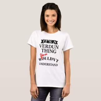 T-shirt É uma coisa de Verdun