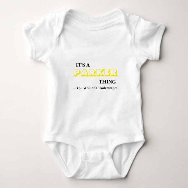 T-shirt É uma coisa do Parker! Você não entenderia (Frente)