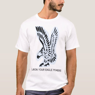 T-shirt Eagle (com chame seu texto dos poderes de Eagle)