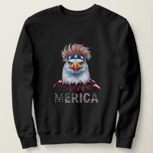 T-Shirt Eagle Patriótico - Águia Negrito com Na mo