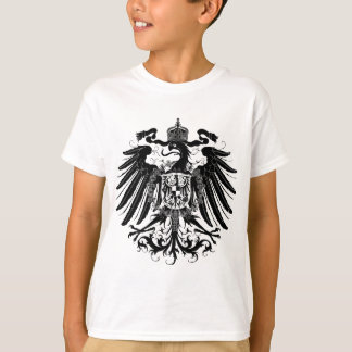 T-shirt Eagle prussiano preto