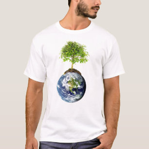 T-shirt EarthTree com parte traseira de E.O. Wilson